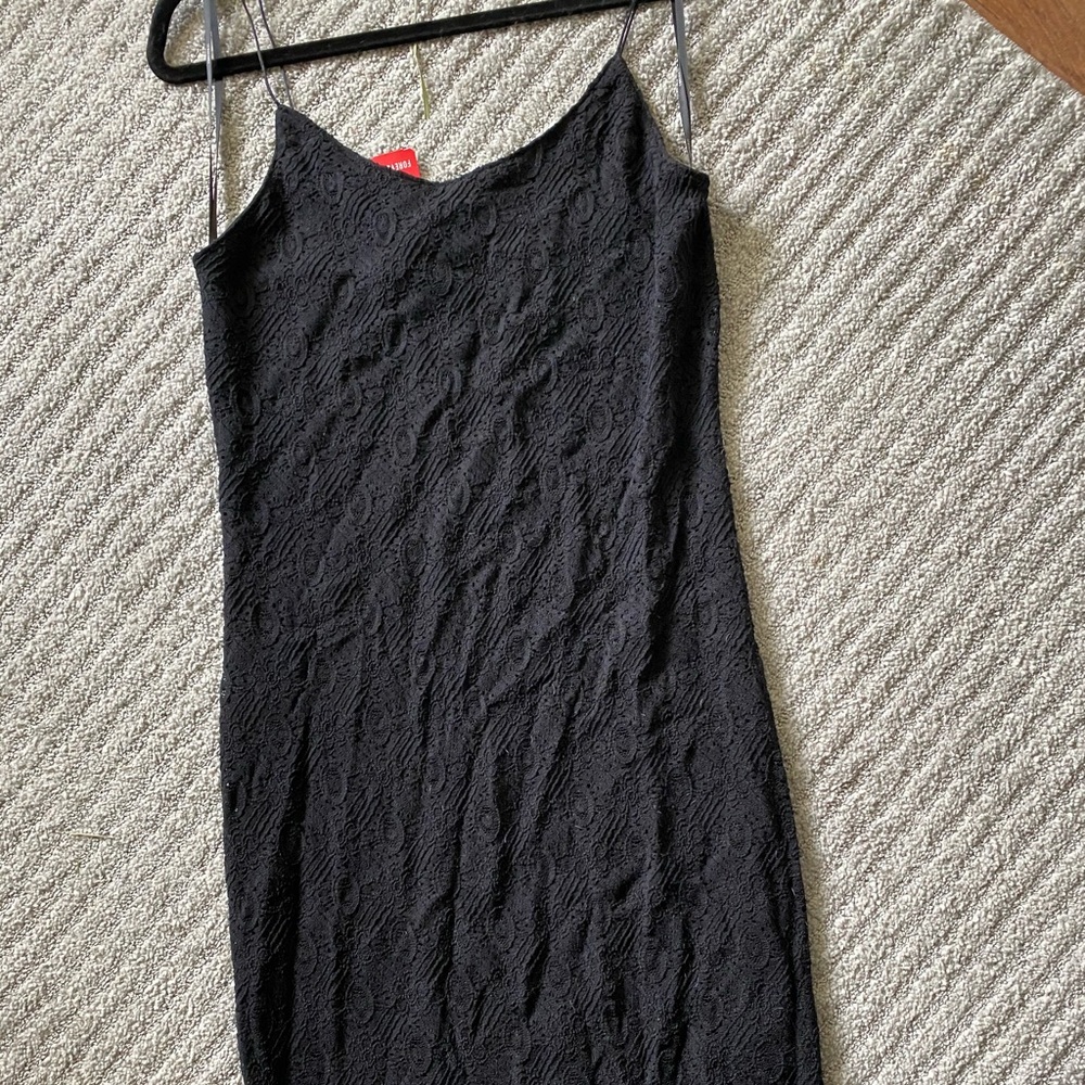 Forever 21 lace body con dress
